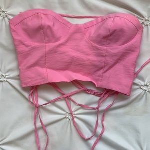 Zara crop top never worn